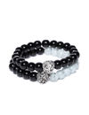 YouBella Set of 2 Beaded Elasticated Bracelets